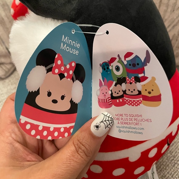 Minnie Mouse Christmas 8” Squishmallow NWT - Picture 3 of 5